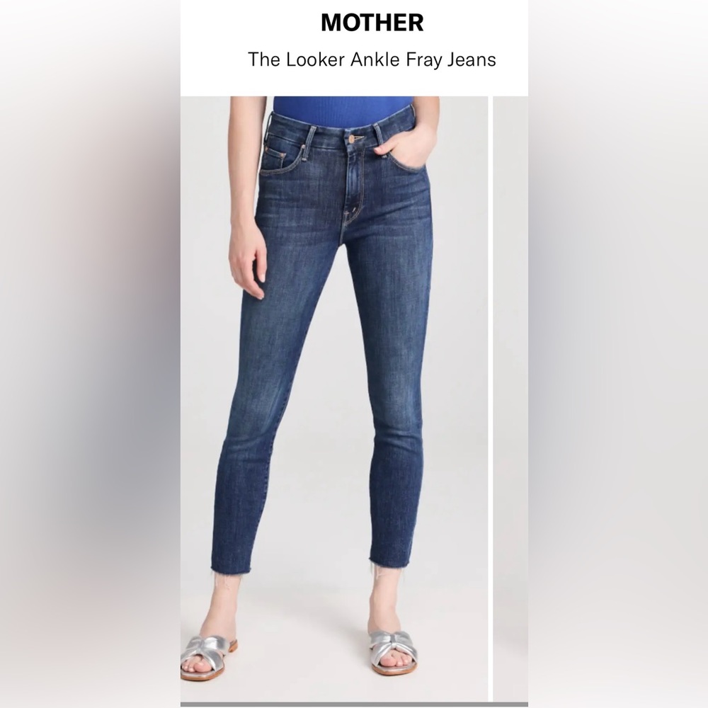 MOTHER High Waisted Looker Ankle size 26